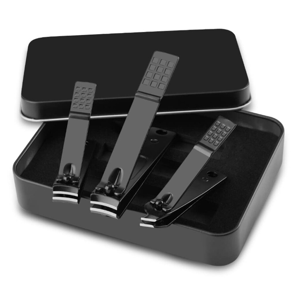 Stainless Steel Nail Clipper for Thick Nails with Sharp Precision Cutting and Ergonomic Grip