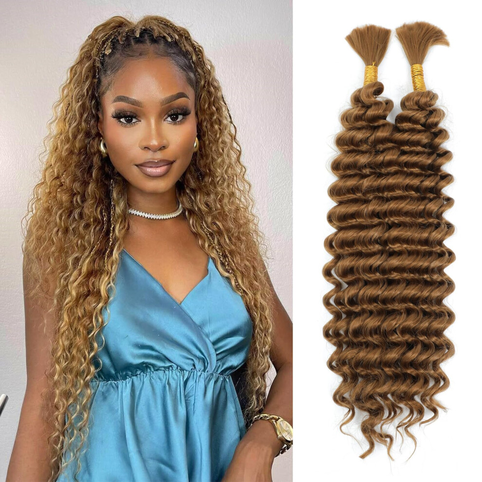 Unisex Boho Braiding Hair Curly Deep Wave Extensions For Knotless Braids Soft HeatâResistant Blend