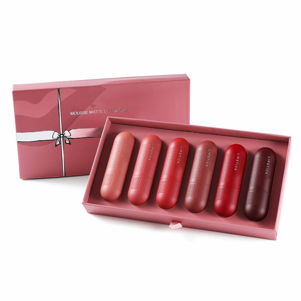Pink Matte Lipstick Longlasting Color Wear Transferproof Lightweight Cruelty Lip Color