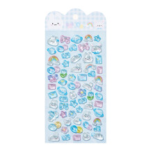 Cartoon Animal Embossed Sticker Educational-happy bunny1