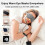 USB Heated Eye Mask for Dry Eyes, Warm Compress with Timer & Temp Control for Blepharitis Relief-T2 3