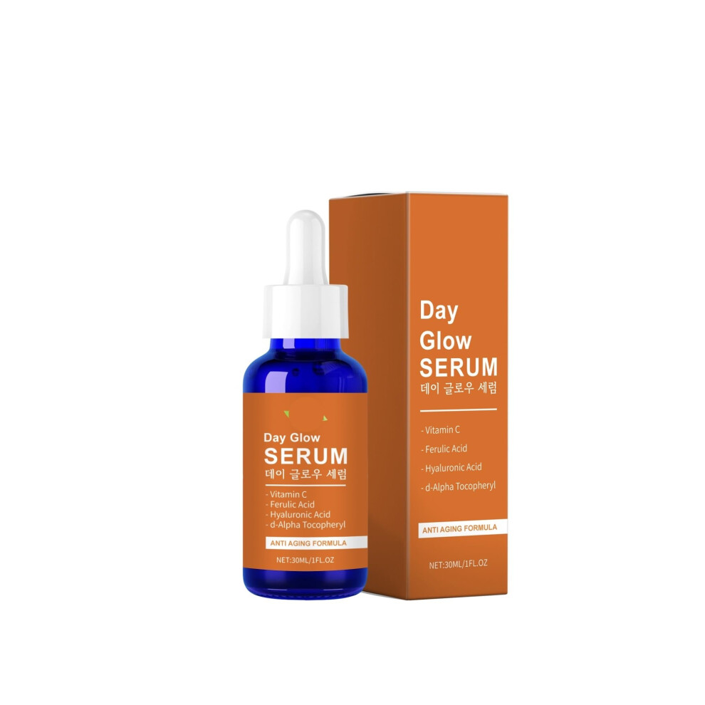 Facial Serum Set Deep Hydration Brightening Skin Tone Even Glow Fast Absorbing 3PCS