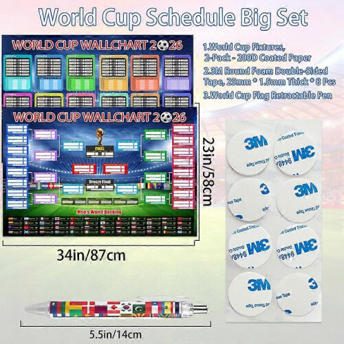 2026 Schedule Poster Set, Double Full-stage Event Schedule, Fan Collection and Viewing Guide 2