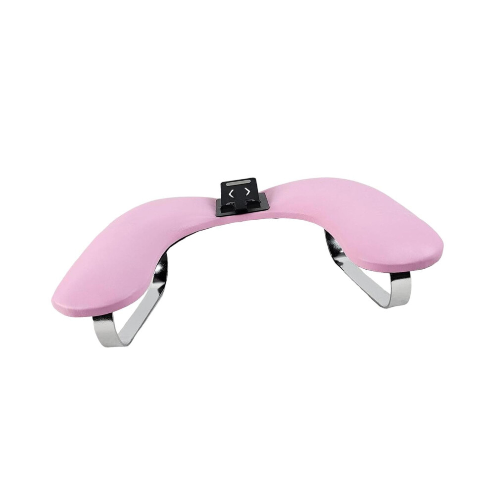 Purple Nail Arm Rest With Phone Holder, Ergonomic Ushape Manicure Pillow, Antislip Pu Leather,