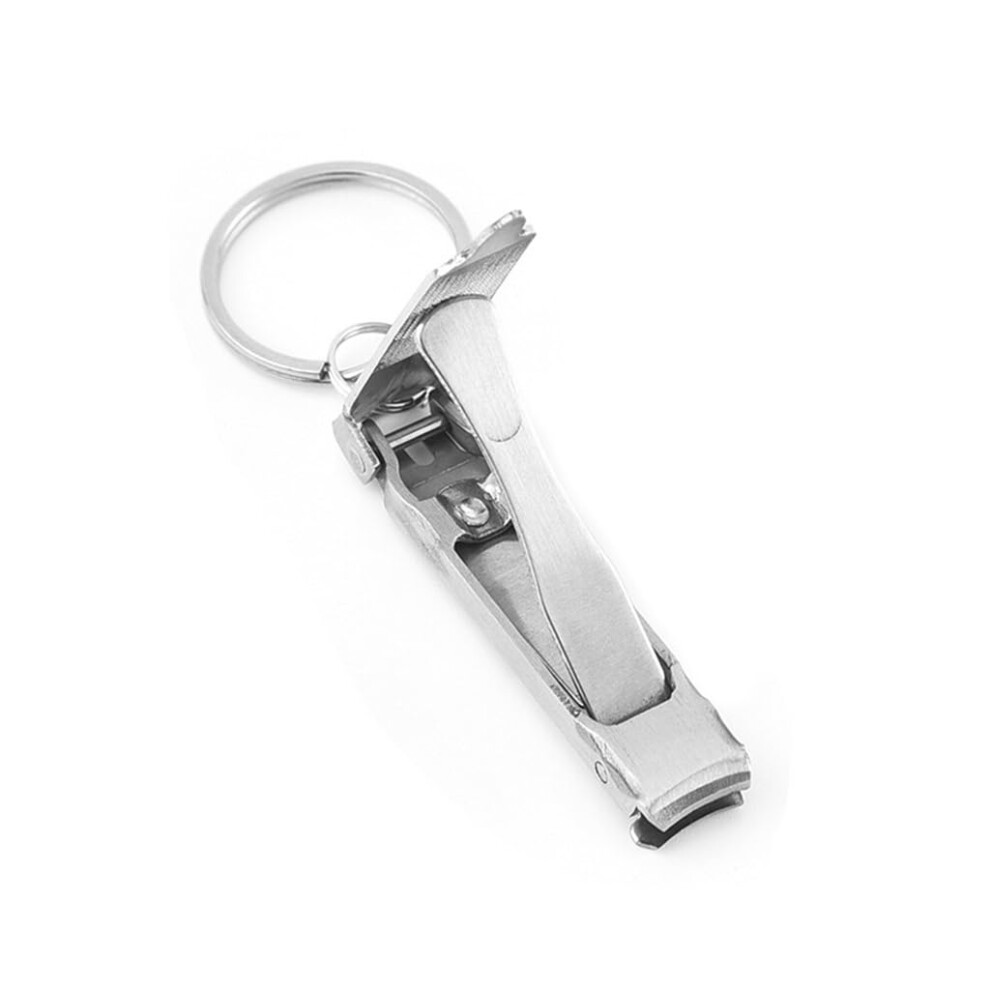 Stainless Steel Nail Clipper with Ergonomic Grip, Professional Manicure Pedicure Tool for Travel