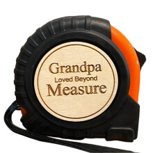 (A) Father\'s Day Gift Tape Measure Easily Read Markings Tape Measure For Daddy Grandpa Festival Gift