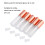 Μίνι μέγεθος Σχεδιασμός Άδειοι Σωλήνες Lip Gloss, Διαφανείς Σωλήνες Καλλυντικών με 7