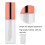 Μίνι μέγεθος Σχεδιασμός Άδειοι Σωλήνες Lip Gloss, Διαφανείς Σωλήνες Καλλυντικών με 6