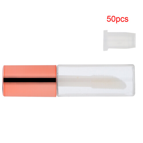 Μίνι μέγεθος Σχεδιασμός Άδειοι Σωλήνες Lip Gloss, Διαφανείς Σωλήνες Καλλυντικών με 2