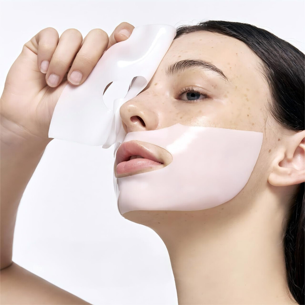 Hydrogel Face Mask Set with Deep Hydration and Pore Tightening, Overnight Korean Beauty 4Pack