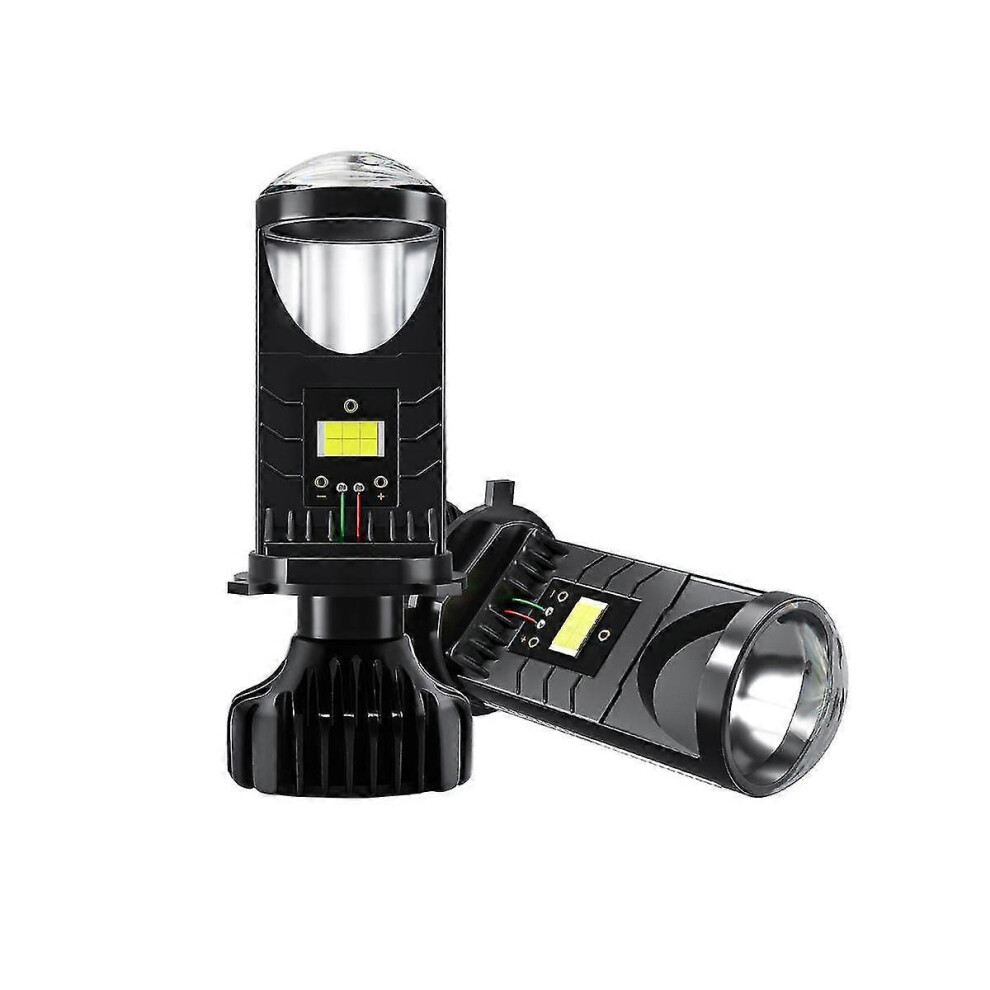H4 Bi-LED 20000LM 80W Mini Projector Lens Automobiles Bulb Conversion ...