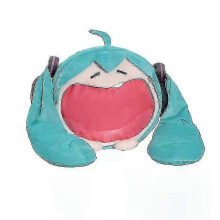 (blue) Kawaii Anime Hatsune Miku Cosplay Plush Backpack Ita Bag Women Bag Shool Student Men Velvet Shoulder Bag Girl Gift