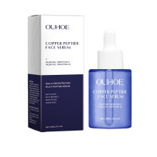 Copper Peptide Serum with Multi Peptide Complex for Wrinkles, Firming and Hydrating Skin Care 1 fl oz