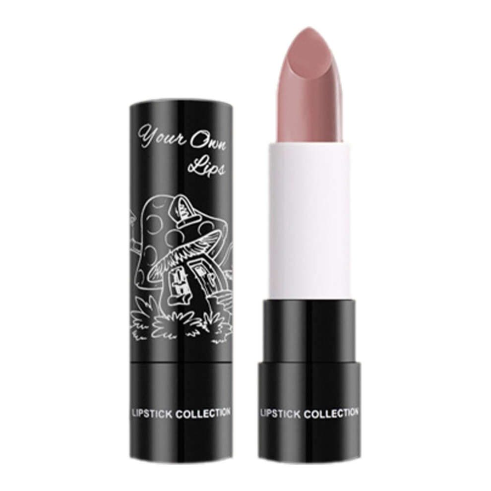 Cream Matte Nude Lipstick With Velvet Finish, Pigmented Long Lasting Waterproof Lip Color