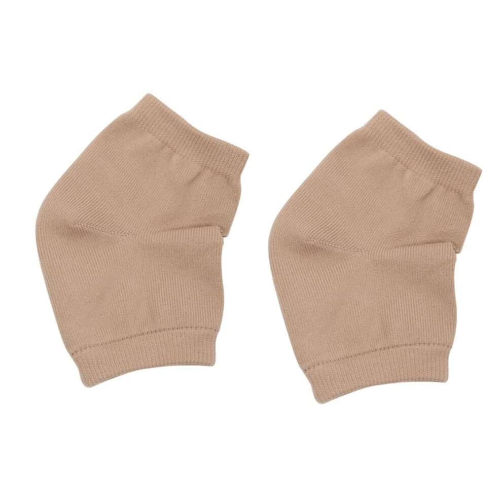 Moisturizing Heel Socks Open Toe Gel Sleeves for Dry Cracked Feet Deep Hydration and