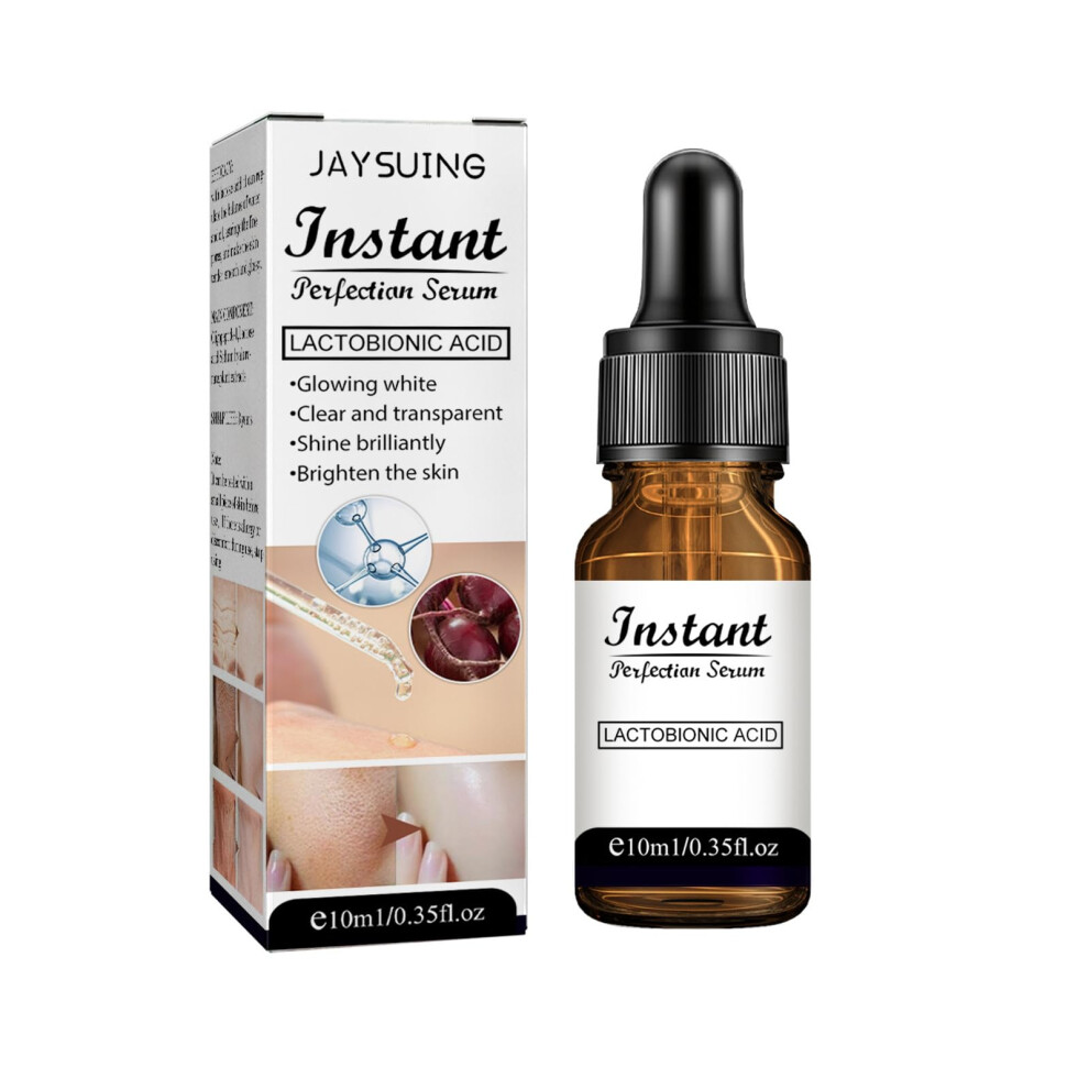 Anti Aging Serum with Hyaluronic and Lactobionic Acid for Wrinkle Smoothing and Firm Skin 0.35oz