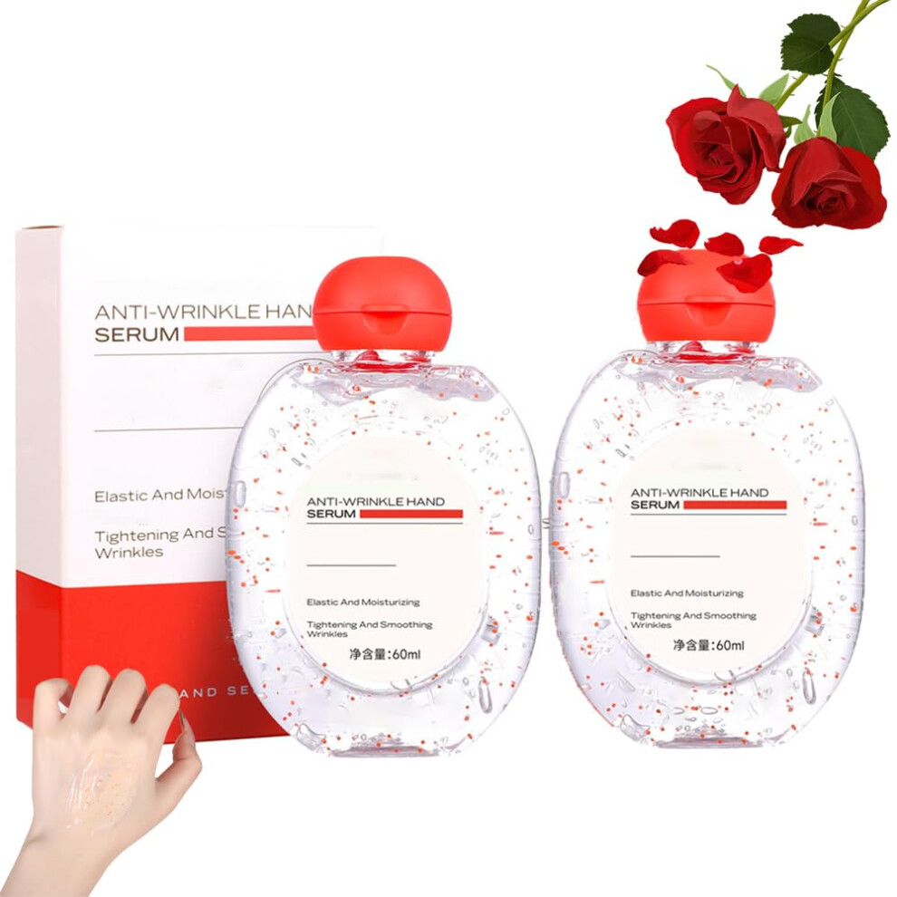 Hand Moisturizing Essence Anti Wrinkle Hand Cream with Deep Hydration and Fast Absorption, 2PCS