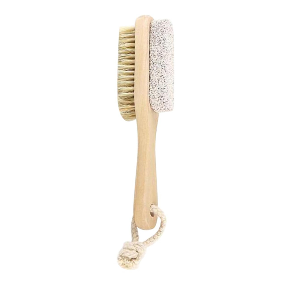 2pcs Foot Callus Remover and DoubleSided Pumice Foot File with Bristles for Smooth Pedicure Care