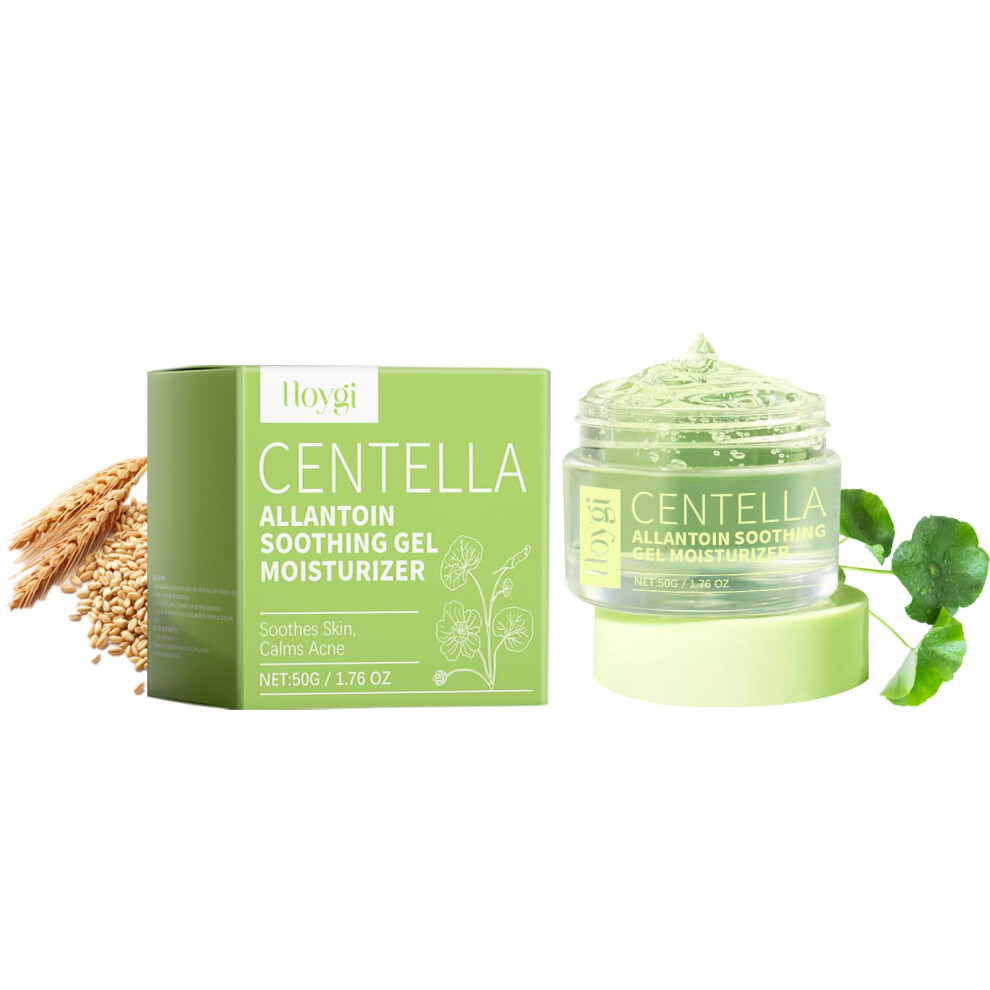 Cream Face Moisturizer For Sensitive Skin With Centella Asiatica, Lightweight Hydrating 1.76 Oz