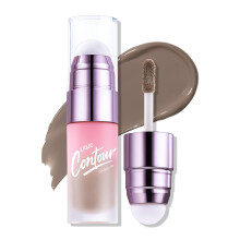 Cool Toned Contour Stick Grey Brown Cream with BuiltIn Brush for Fair Skin, Vegan Longwear Matte