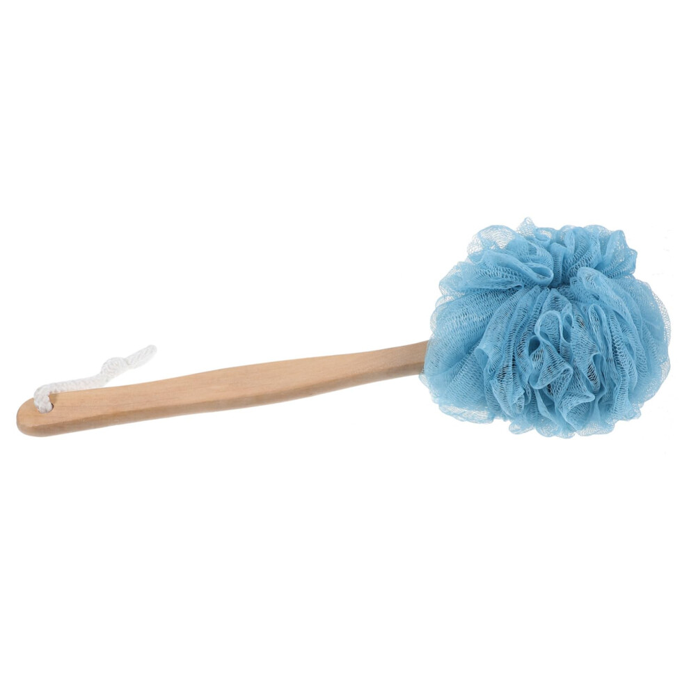 Shower Loofah with Long Ergonomic Handle for Gentle Exfoliation and Sensitive Skin Care