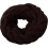 (Twist Dark Chocolate) Womens Thick Ribbed Knit Winter Infinity Circle Loop Scarf Premium 1
