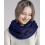 (Twist Royal Blue)Womens Thick Ribbed Knit Winter Infinity Circle Loop Scarf Premium 4