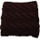 (Twist Dark Chocolate) Womens Thick Ribbed Knit Winter Infinity Circle Loop Scarf Premium 3