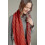 (Twist Orange) Womens Thick Ribbed Knit Winter Infinity Circle Loop Scarf Premium 5