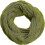 (Twist Greenery Olive Green) Womens Thick Ribbed Knit Winter Infinity Circle Loop Scarf Premium 1