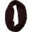 (Twist Dark Chocolate) Womens Thick Ribbed Knit Winter Infinity Circle Loop Scarf Premium 4