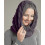 (Twist Purple) Womens Thick Ribbed Knit Winter Infinity Circle Loop Scarf Premium 2