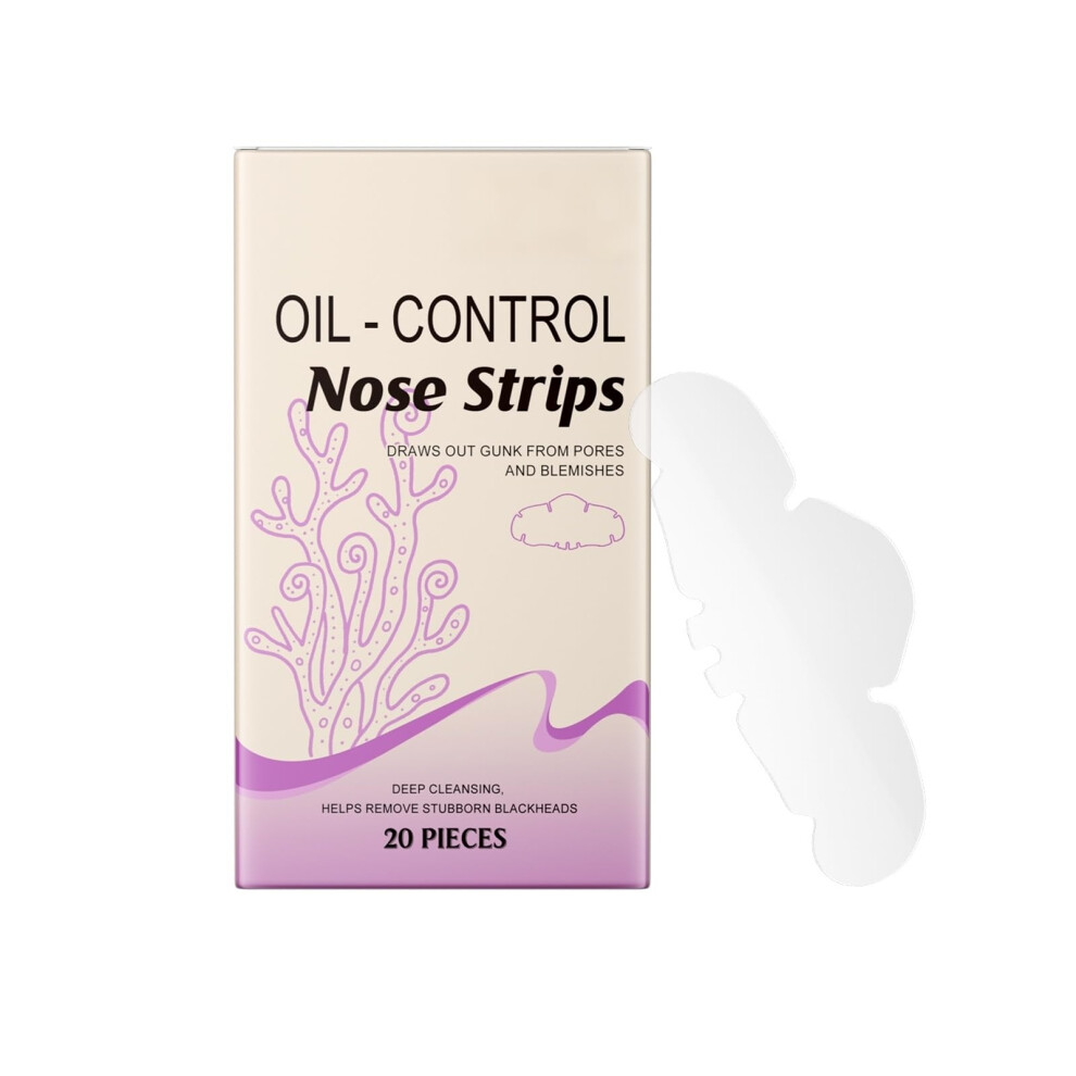 Blackhead Removal Nose Patches with Salicylic Acid, Overnight Pore Cleansing Strips, 60 Count