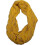 (Twist Mustard) Womens Thick Ribbed Knit Winter Infinity Circle Loop Scarf Premium 2