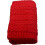 (Crochet Red) Womens Thick Ribbed Knit Winter Infinity Circle Loop Scarf Premium 4