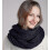 (Twist Navy Blue)Womens Thick Ribbed Knit Winter Infinity Circle Loop Scarf Premium 2