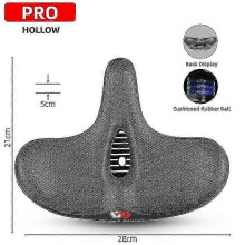 (PRO Hollow Black) West Biking Ergonomic Bicycle Saddle Long Distance Cycling Widen Thicken Cushion Mtb Touring Bike Saddle Comfortable E-bike Seat