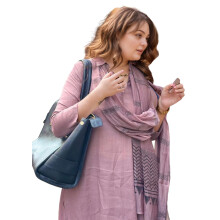 (3XL, Purple) ANNI DESIGNER Women' Rayon Blend Solid Straight Kurta with Pant & Dupatta