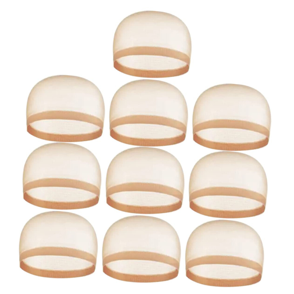 Unisex Elastic Wig Cap 12Pcs Breathable Mesh For Lace Wigs Secure Fit Stretch Comfort For Women And Cosplay
