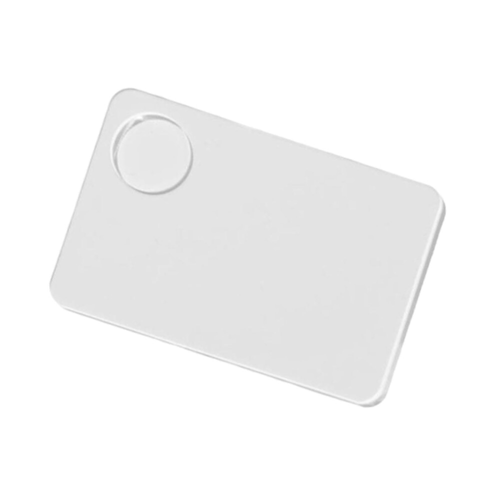 Makeup Mixing Palette Acrylic Rectangular 10cm x 15cm Easy Color Blending for Cosmetics
