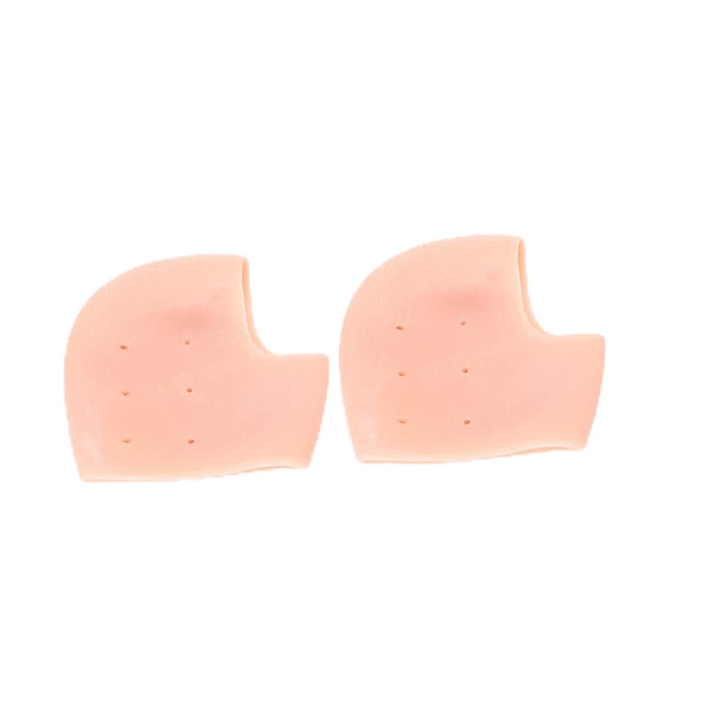 Gel Heel Protectors Silicone Socks with Soft Cushioning and Arch Support for Pain Relief