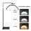 LED Lash Lamp Half Moon Light Adjustable Height Dimmable Brightness Satin Black for Salon 2