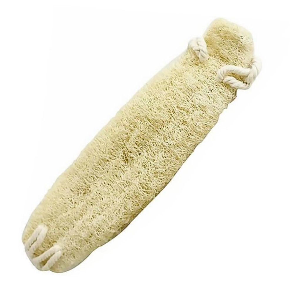 Bath Body Scrubber Natural Loofah Exfoliating Back Scrubber with Strap for Gentle Skin Cleansing