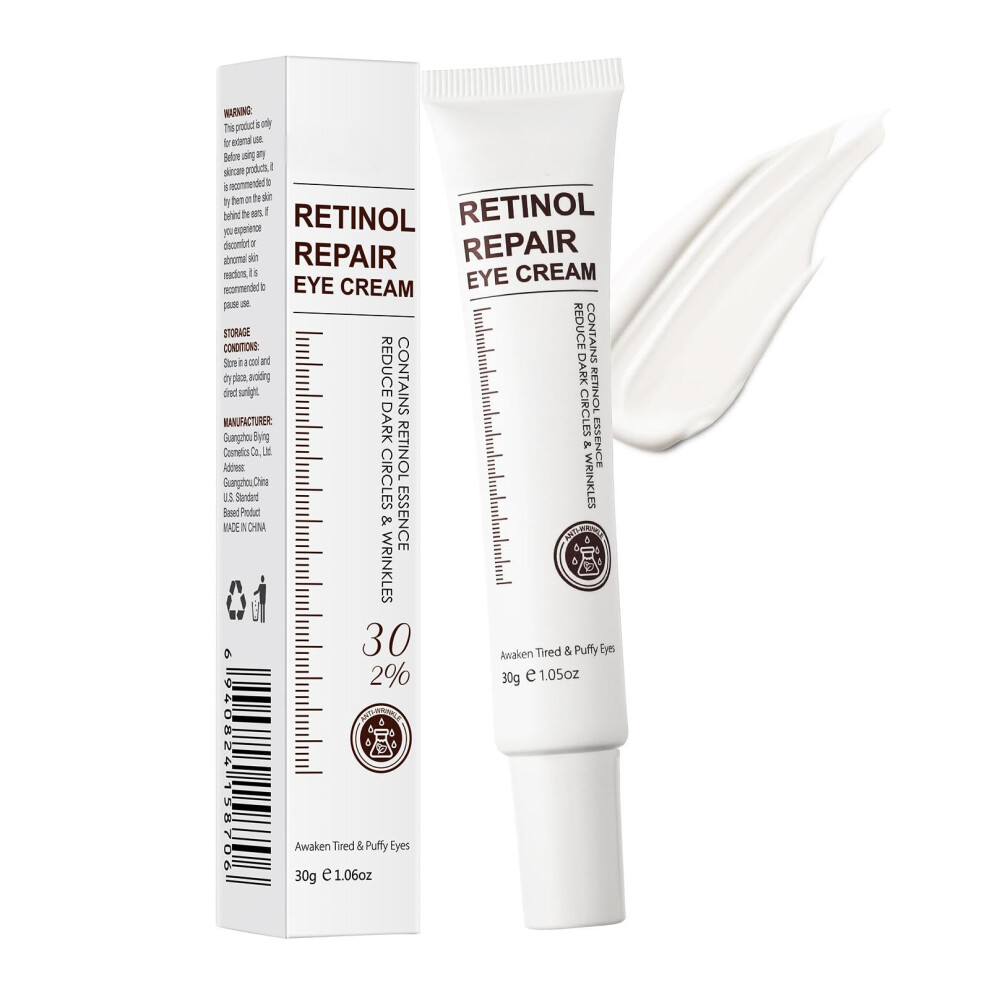 Cream/Dark Retinol Eye For Circles And Puffiness, Anti Aging For Wrinkles, Firming Hydration 30G