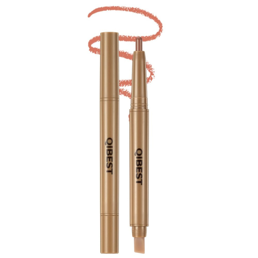 Double Ended Waterproof Lip Liner 02# Matte and Creamy Long Lasting Smudge Proof