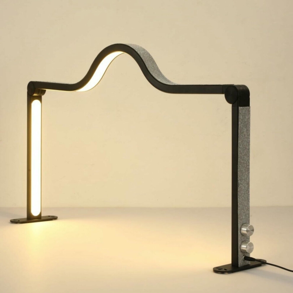Foldable Nail Desk Lamp with Adjustable Brightness and 3Color Modes for Salon Technicians