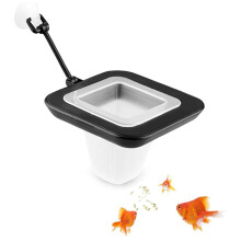 Efficient Feeding Station, Aquarium Feeding Ring Non-Toxic Materials Ensure Safe For Fish, Multifunctional Floating Food Feeder