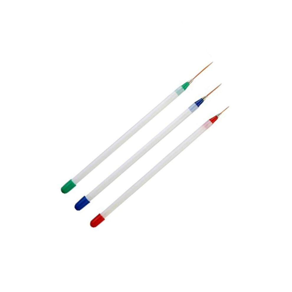 Professional Nail Art Pen Set 3pcs Precision Fine Tip Liner Brush Tools for Detailed Nail Designs