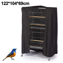 Cobertura para gaiola de animais, material premium, tecido durável e respirável, para privacidade de gaiolas de pássaros, gatos e pequenos
