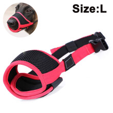 Hochwertiger Maulkorb aus Polyestermaterial, verhindert Beißen und Bellen, ergonomische Passform, geeignet für den Umgang mit Kindern, leicht und